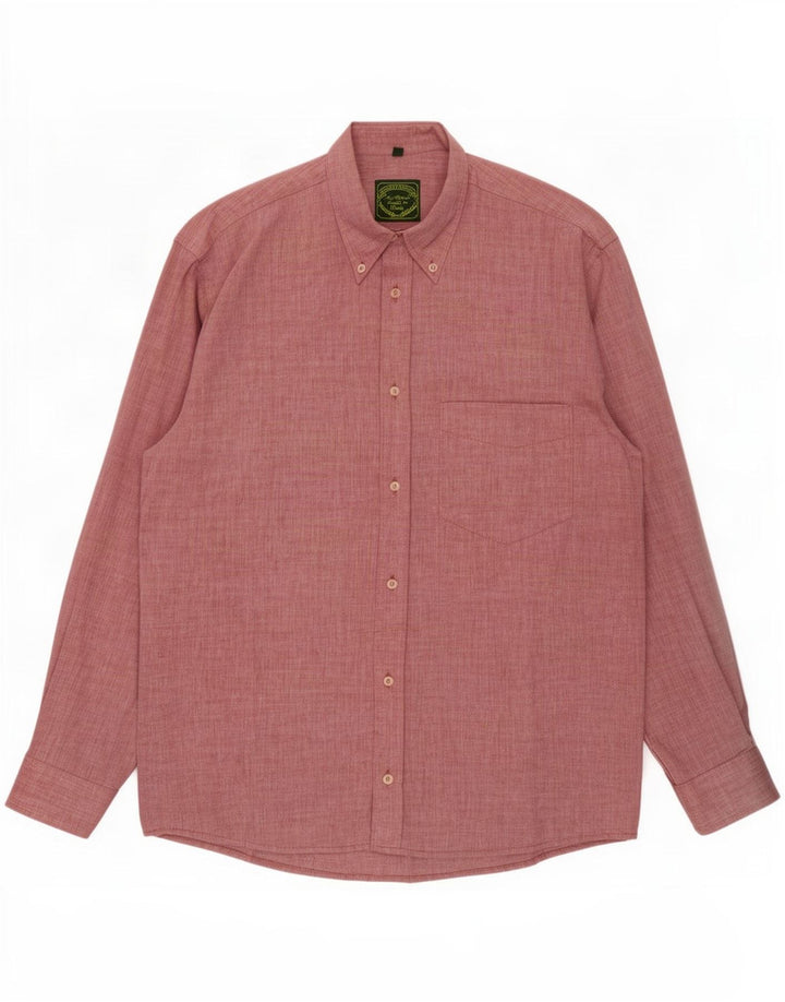 Harris&Harold herreskjorte str. 39/40 Medium Bourgogne bomuld