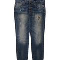 REPLAY Womens Distressed Cropped Jeans W28 L24 Blue Cotton Vintage Replay and Second-Hand Replay from Messina Hembry 