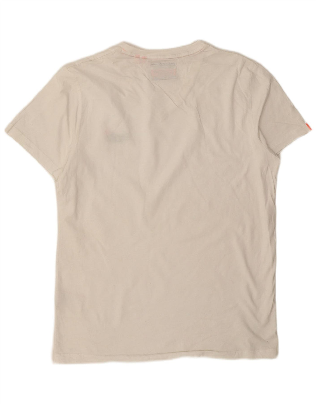 Superdry T-shirt top til mænd XL hvid bomuld