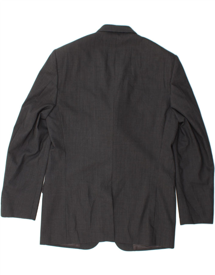 PIERRE CARDIN Mens 4 Button Blazer Jacket IT 52 XL Grey Wool Vintage Pierre Cardin and Second-Hand Pierre Cardin from Messina Hembry 