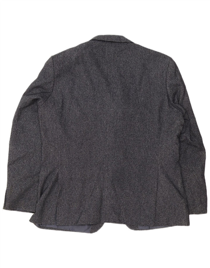 Marks & Spencer Herre 2-knaps blazerjakke UK 46 XL Marineblå Uld
