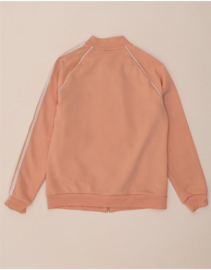 ADIDAS træningsdragt topjakke til kvinder UK 14 Medium Pink Polyester