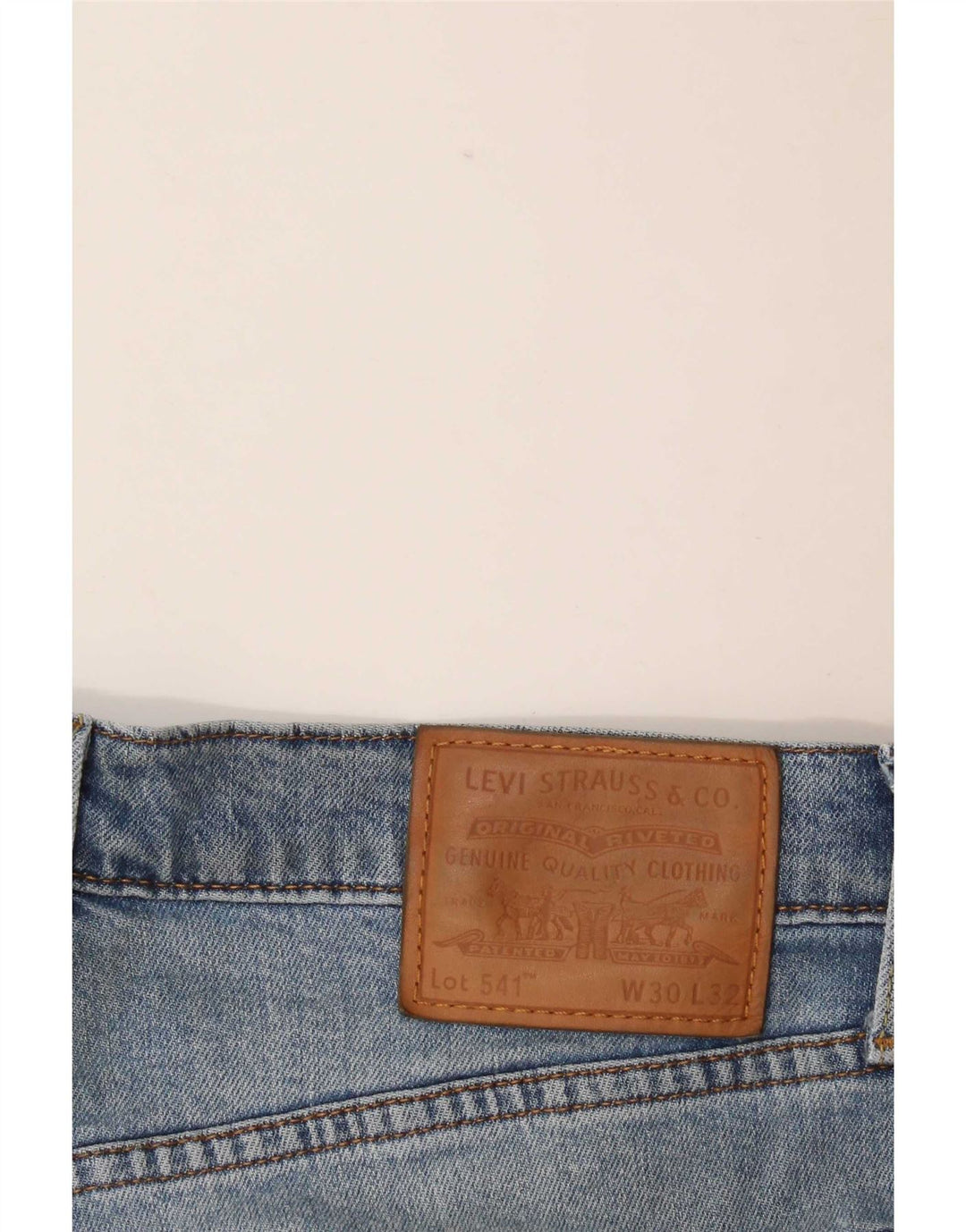 Levi's Herre 541 Straight Jeans W30 L32 Blå Bomuld