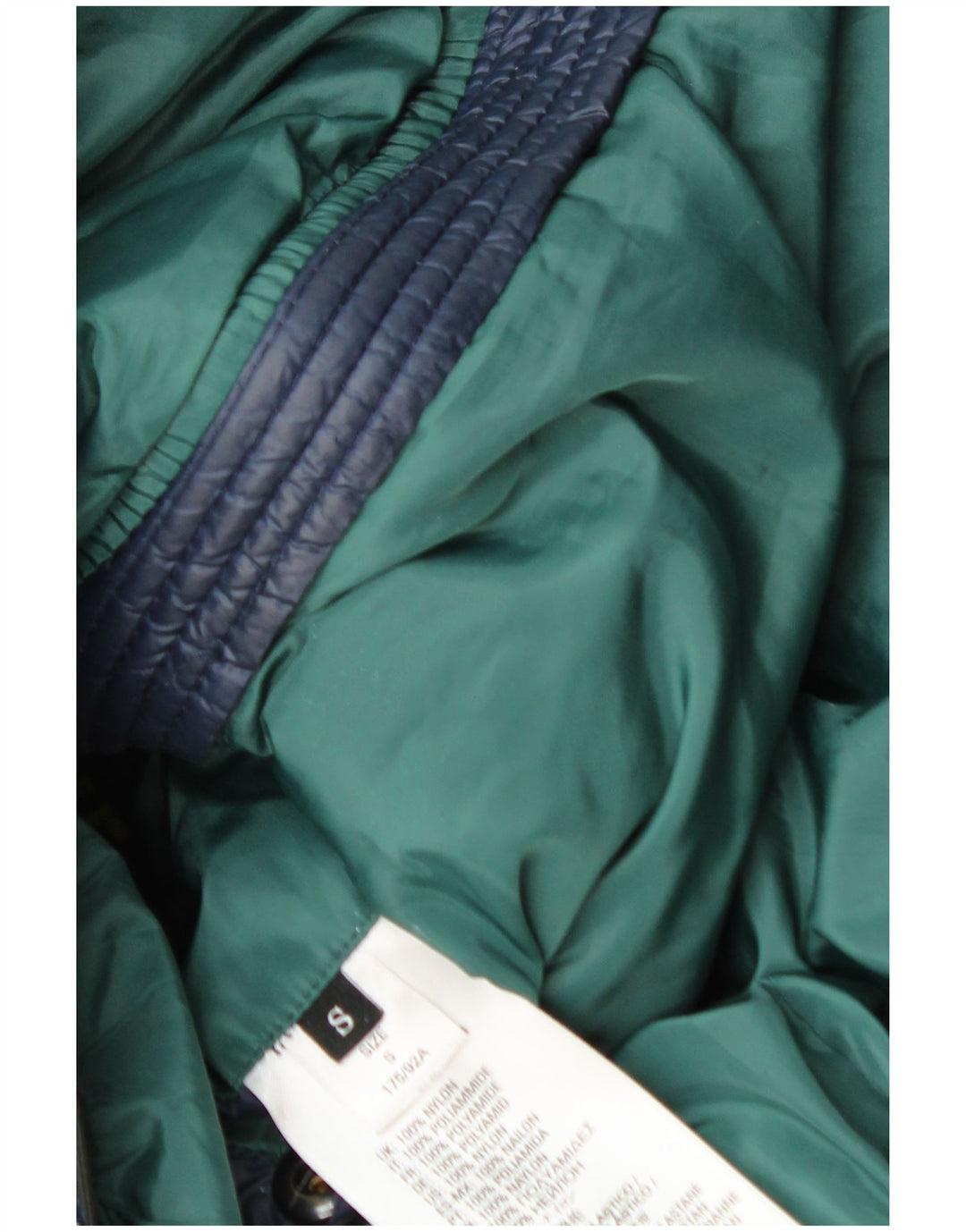 Diesel Herre hættepolstret jakke UK 36 Small Navy Blue Nylon