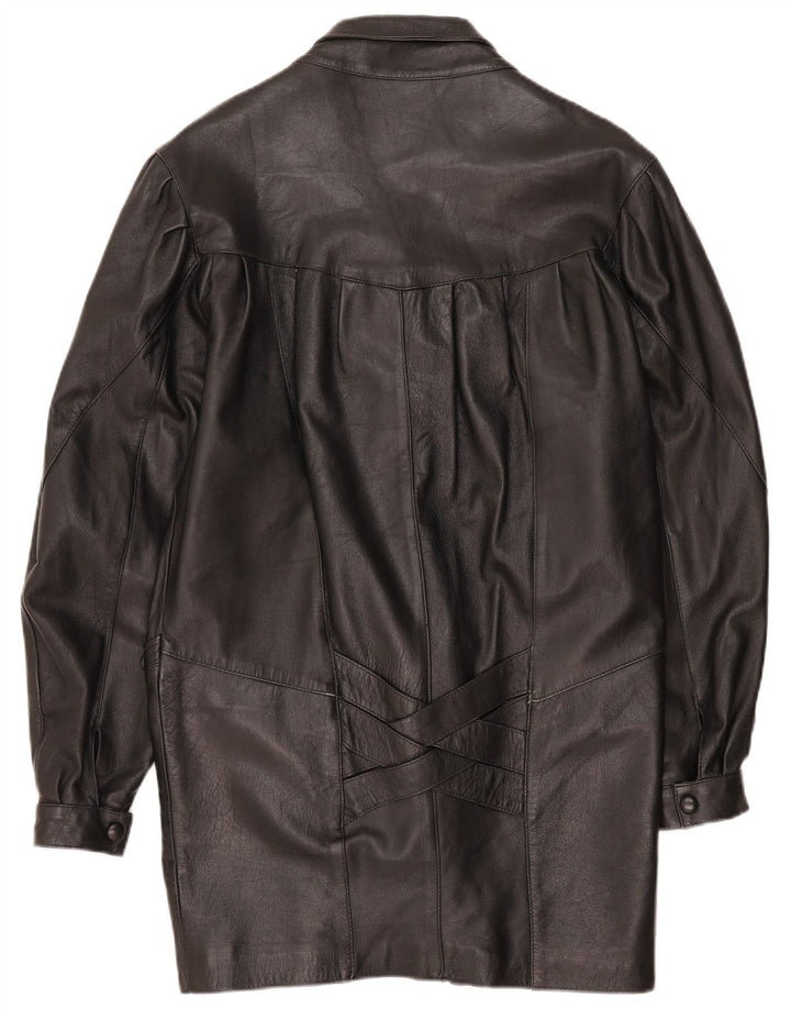 Trekway læderfrakke til kvinder UK 10 Small Black