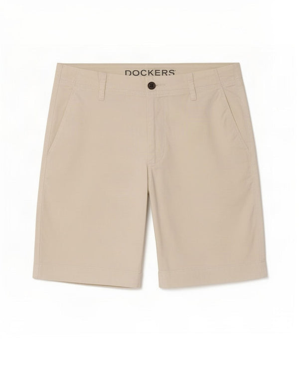 Dockers Herre Chino Shorts Medium W30 Hvid Bomuld
