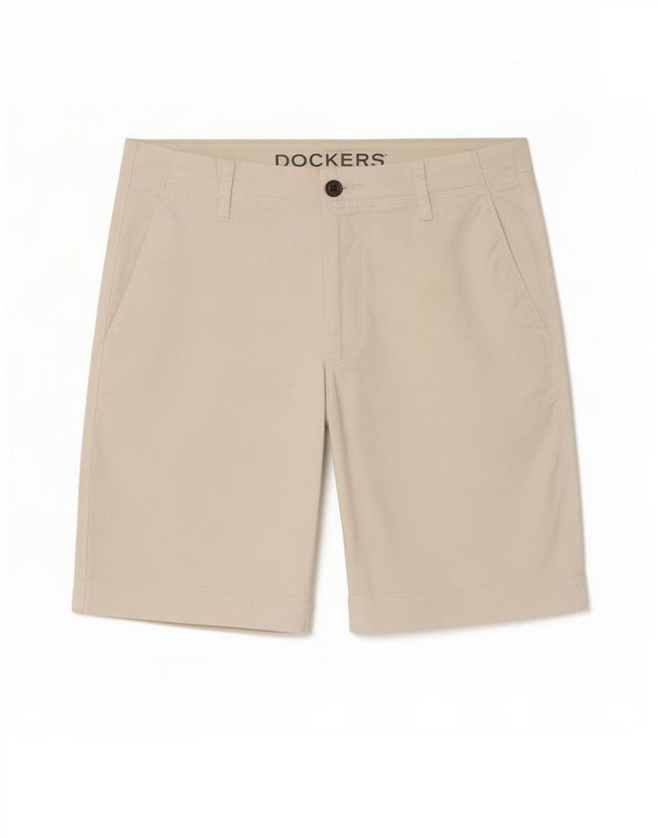 Dockers Herre Chino Shorts Medium W30 Hvid Bomuld