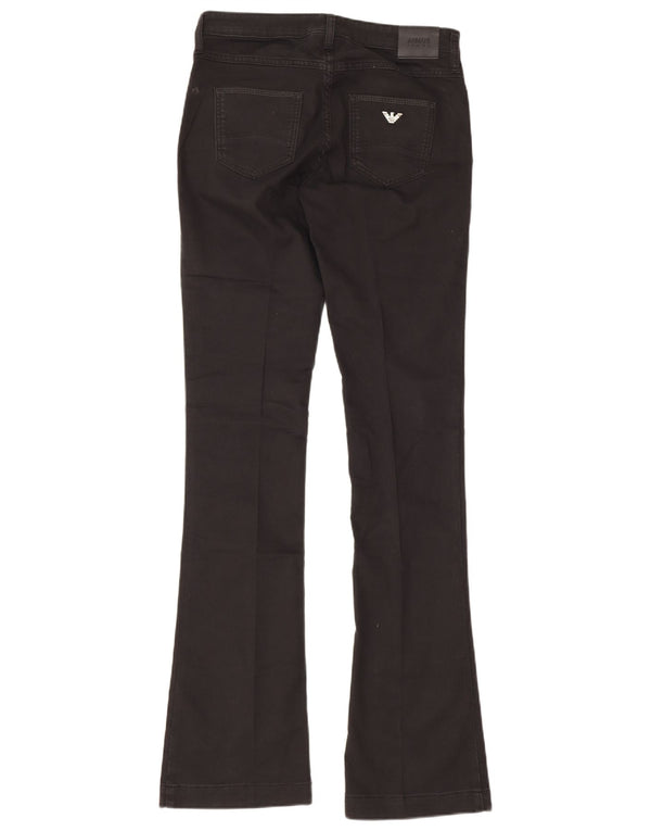 Armani Dame Flared Jeans W29 L35 Sort Bomuld