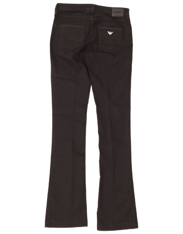 Armani Dame Flared Jeans W29 L35 Sort Bomuld