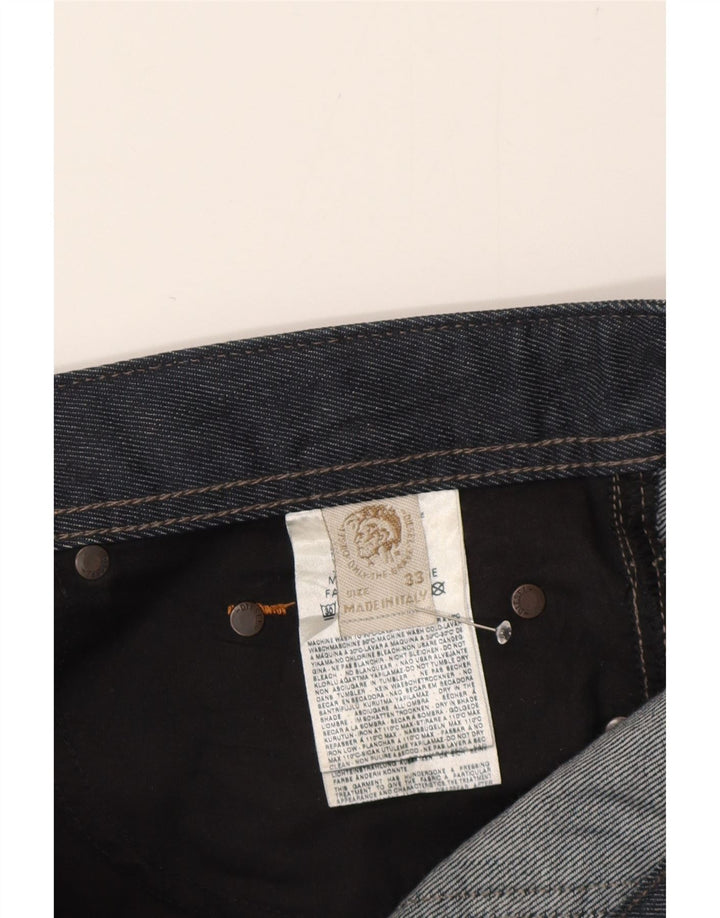 Diesel Straight Jeans til mænd W33 L34 Marineblå Bomuld