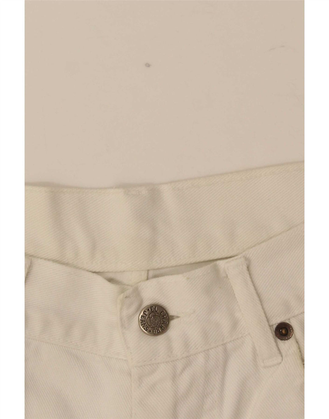 Vintage lige jeans til kvinder W30 L29 Hvid