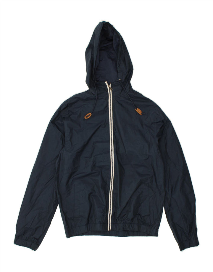 MOSSIMO Womens Hooded Rain Jacket UK 18 XL Navy Blue Polyester Vintage Mossimo and Second-Hand Mossimo from Messina Hembry 