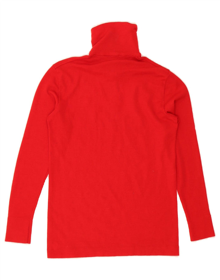 FILA Womens Zip Neck Jumper Sweater IT 48 XL Red Vintage Fila and Second-Hand Fila from Messina Hembry 