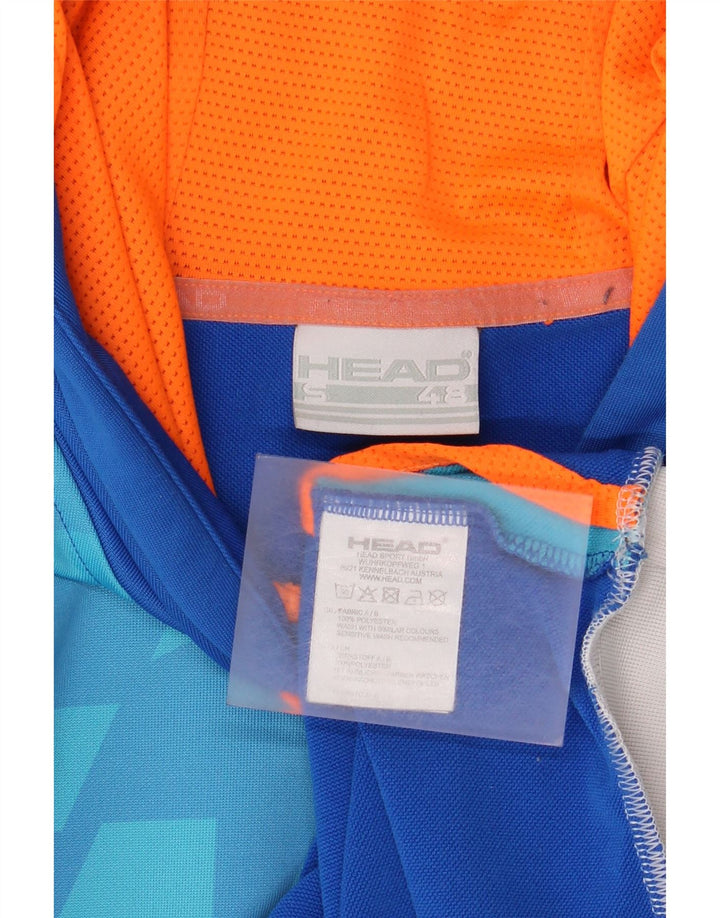 HEAD Grafisk hættetrøje til mænd IT 48 Lille blå polyester