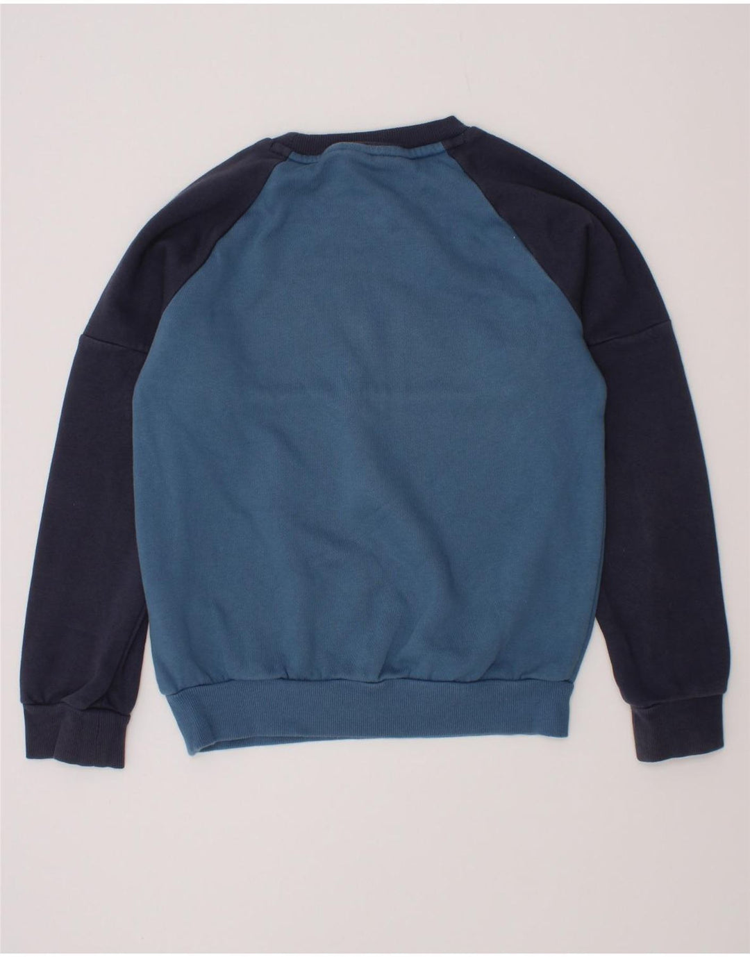 Adidas Graphic Sweatshirt Jumper 7-8 år Navy Blue Colourblock