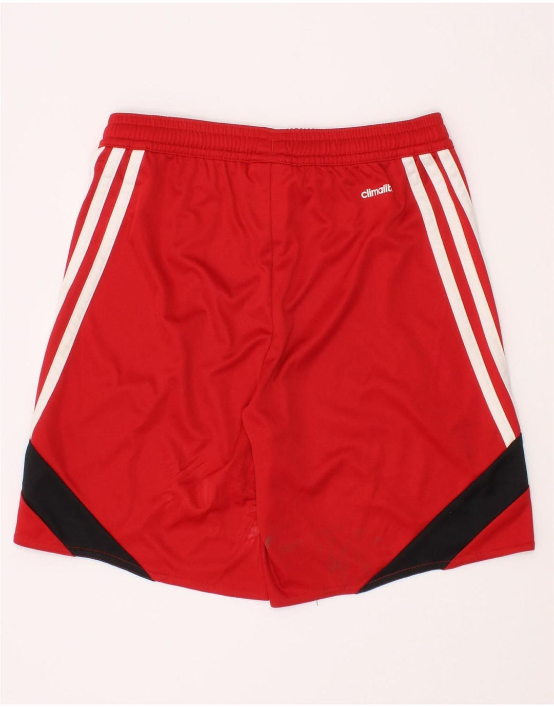 Adidas Boys Climalite Sportshorts 9-10 år Medium Rød Colourblock