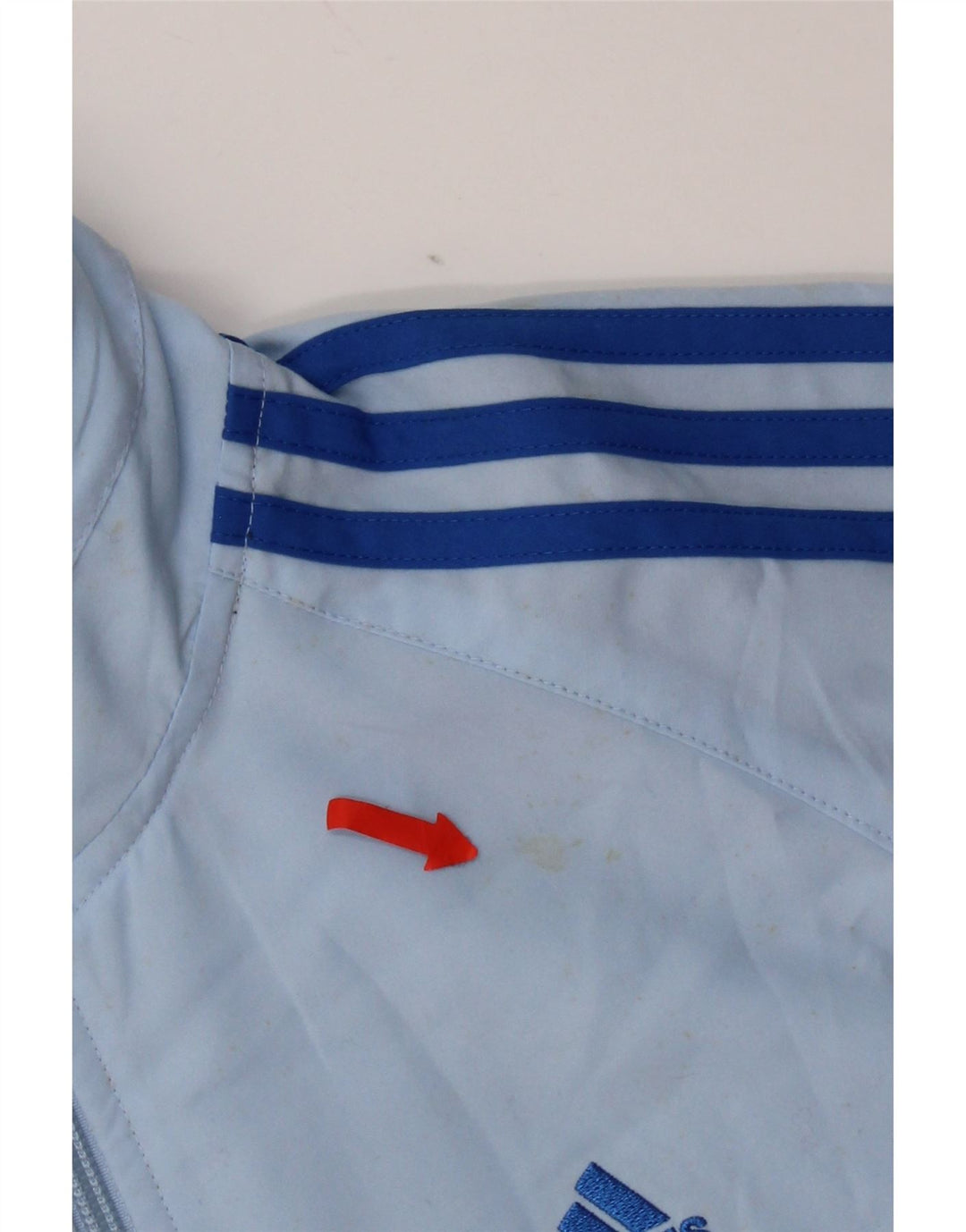 Adidas Drenge Træningsdragt Topjakke 13-14 År Blå Polyester