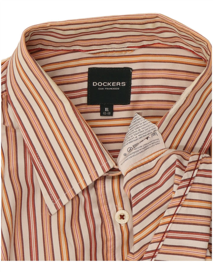 Dockers herreskjorte str. 46/48 XL Flerfarvet stribet