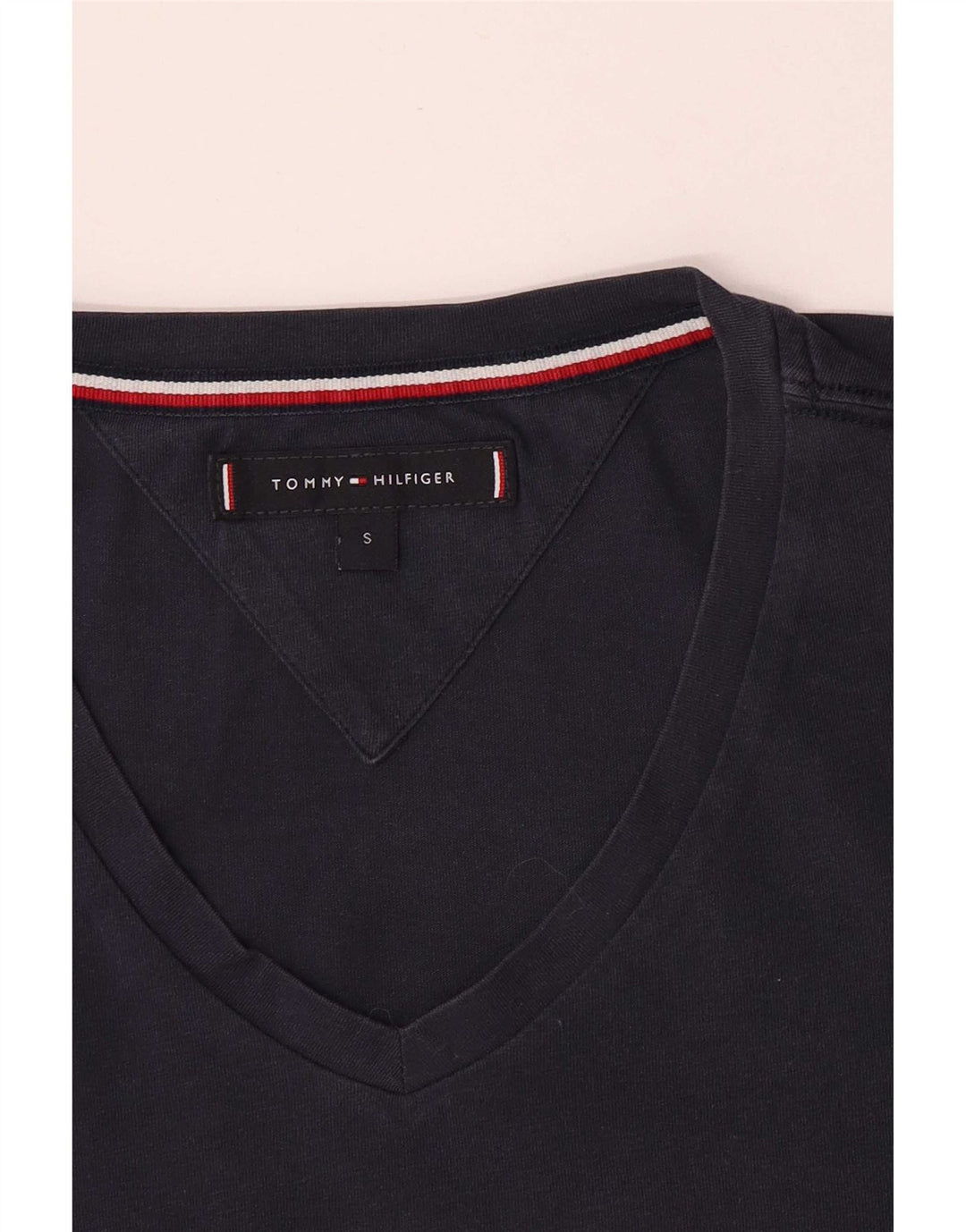 Tommy Hilfiger Kortærmet Herre Regular Fit T-shirt Top Small Navy Blue