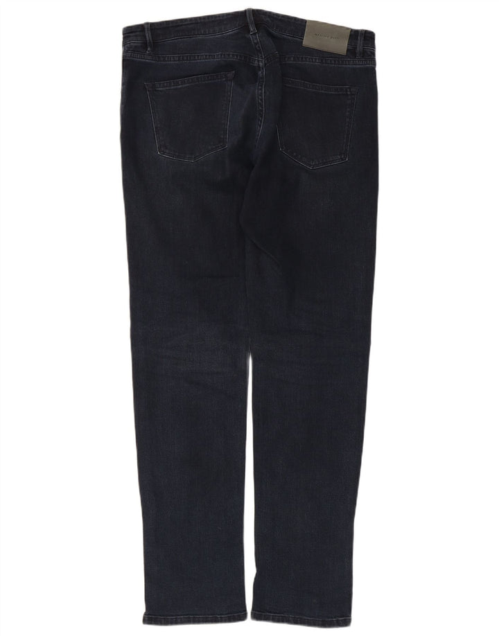 Massimo Dutti Herre Slim Jeans EU 40 Medium W31 L29 Marineblå Bomuld