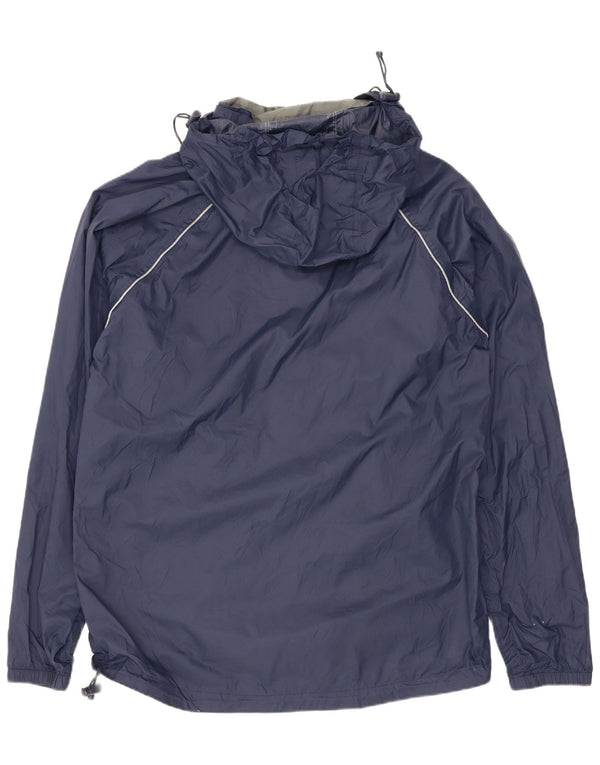 Mountain Warehouse Herre Hætte Loose Fit regnjakke UK 34 XS Navy Blue