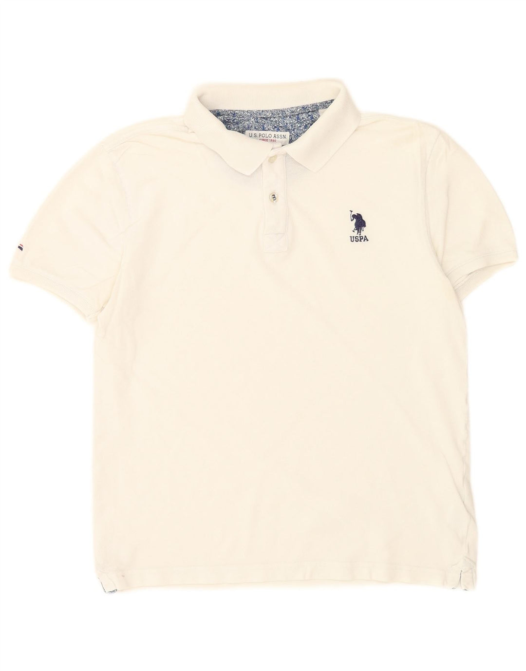 U.S. Polo Assn. Herreskjorte lille hvid bomuld