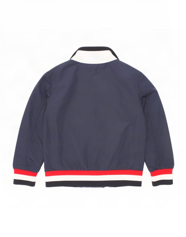 Moncler Boys Bomber Jacket 3-4 år Navy Blue Colourblock Polyamid