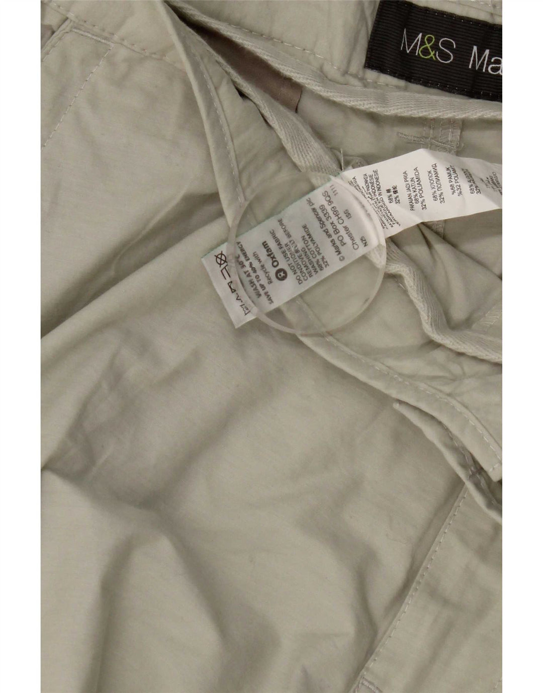 Marks & Spencer Herre Cargo Bermuda Shorts W38 XL Beige Bomuld