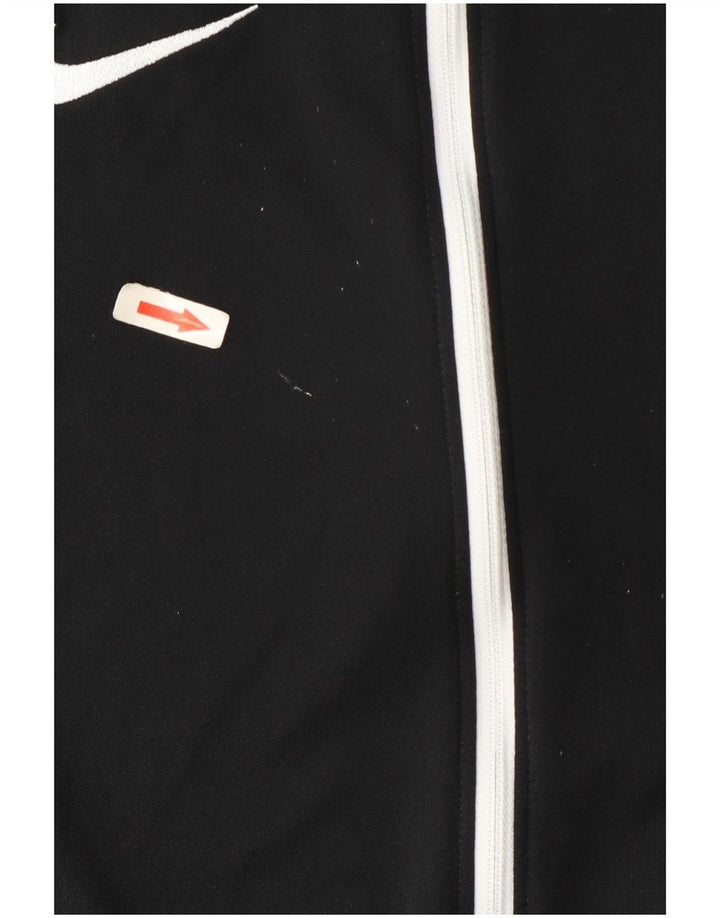 Nike drenge Dri Fit træningsdragt topjakke 12-13 år Stor sort farveblok