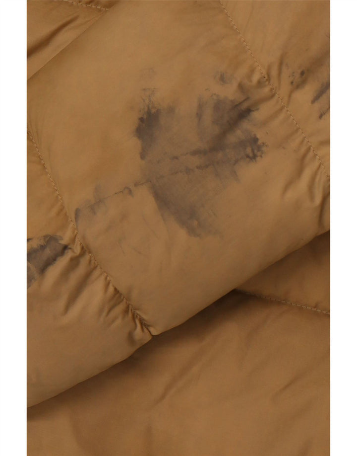 THE NORTH FACE Polstret jakke til kvinder UK 14 Medium Beige Colourblock Nylon