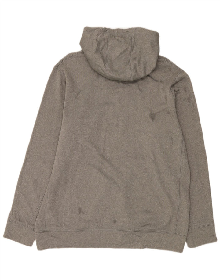 Nike Herre Baylor Bears Grafisk Hoodie Jumper Stor Grå Polyester