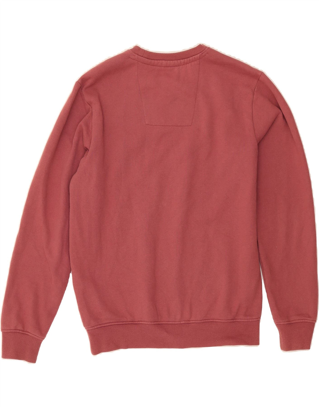 CREW CLOTHING Mens Sweatshirt Jumper Small Pink Cotton Vintage Crew Clothing and Second-Hand Crew Clothing from Messina Hembry 