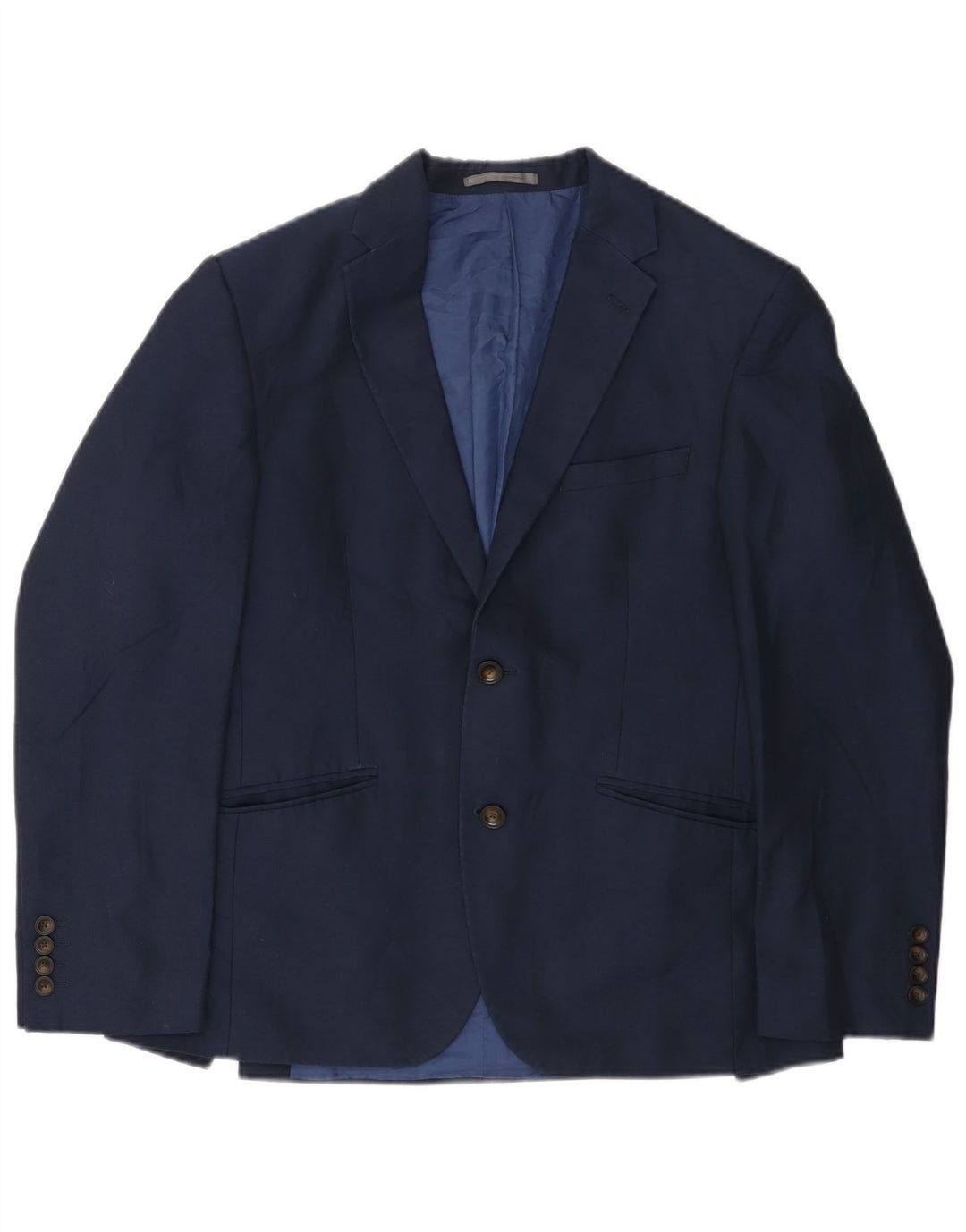 Marks & Spencer Herre 2-knaps blazerjakke EU 48 Medium Navy Blue