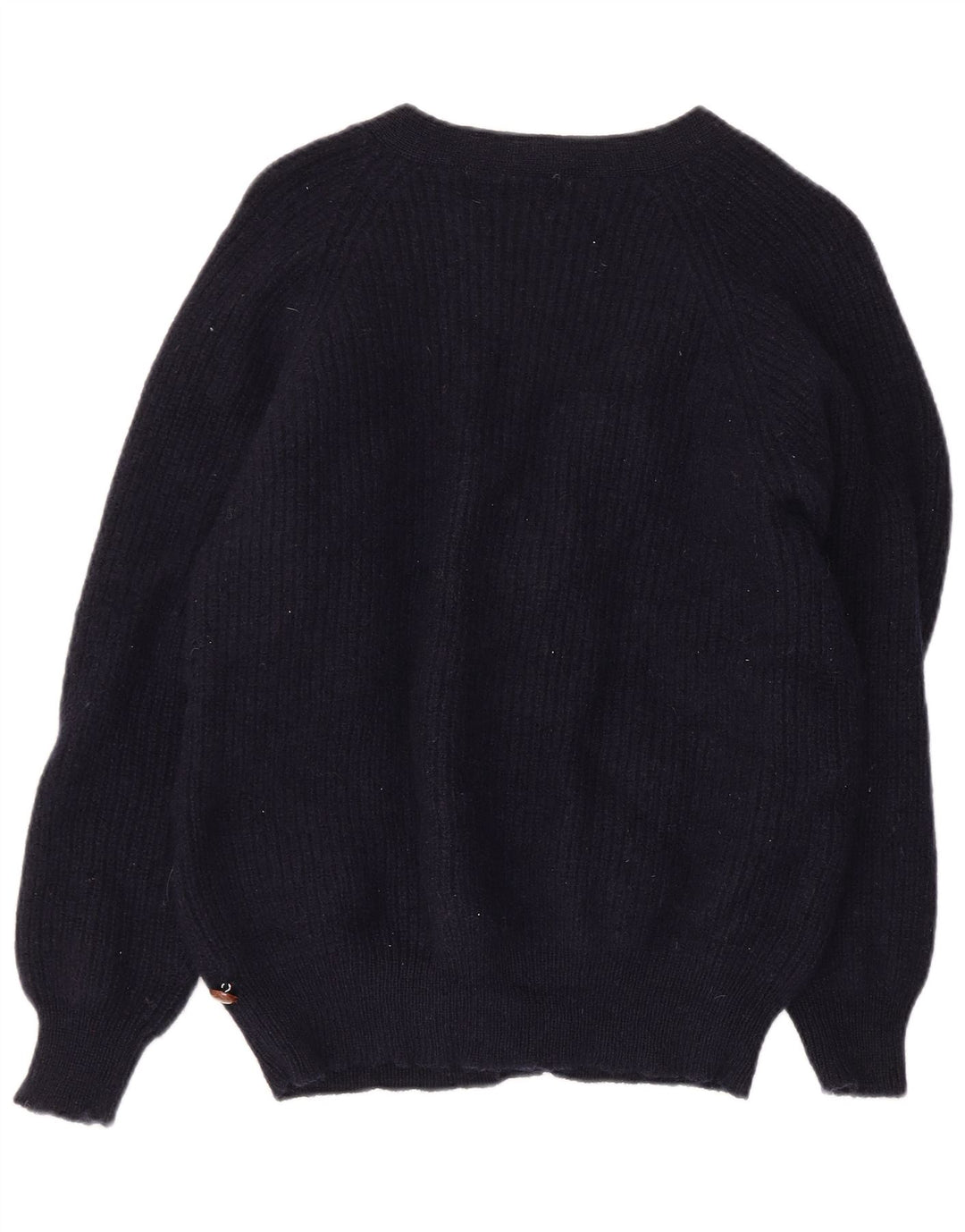 AMERICA Dame Cardigan Sweater IT 52 2XL Navy Blue Uld