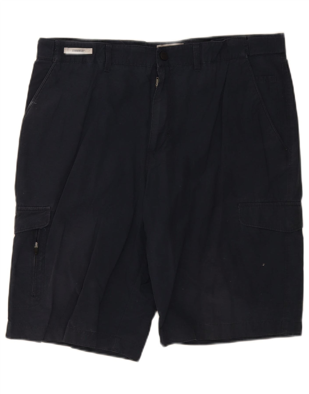 Marks & Spencer Herre Cargo Shorts W36 Large Navy Blue