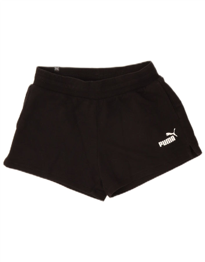 Puma Sportsshorts til kvinder UK 8 Small Black Bomuld