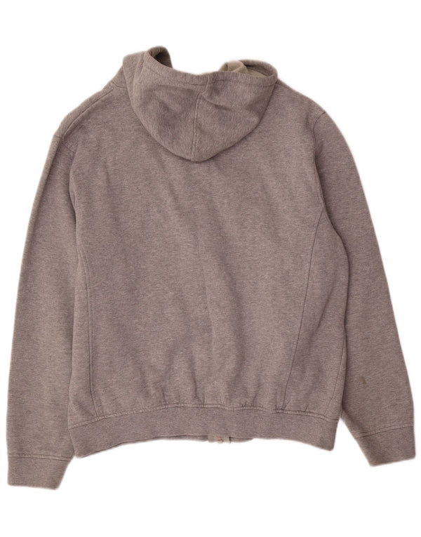 Fila Dame Grafisk Hættetrøje Sweater UK 16 Stor Grå Bomuld