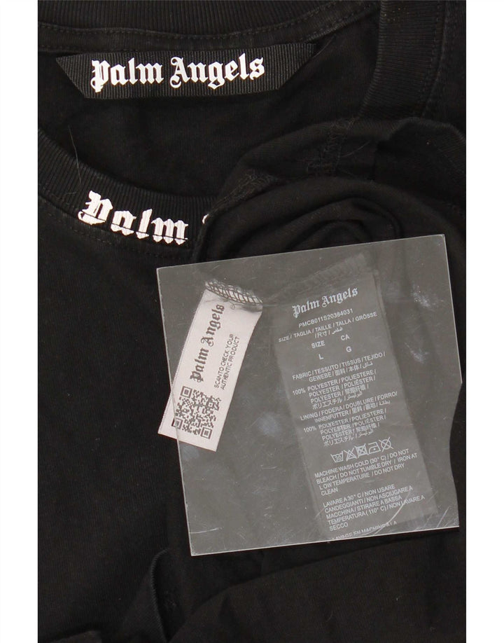 Dame grafisk sweatshirt Jumper UK 16 Stor sort polyester