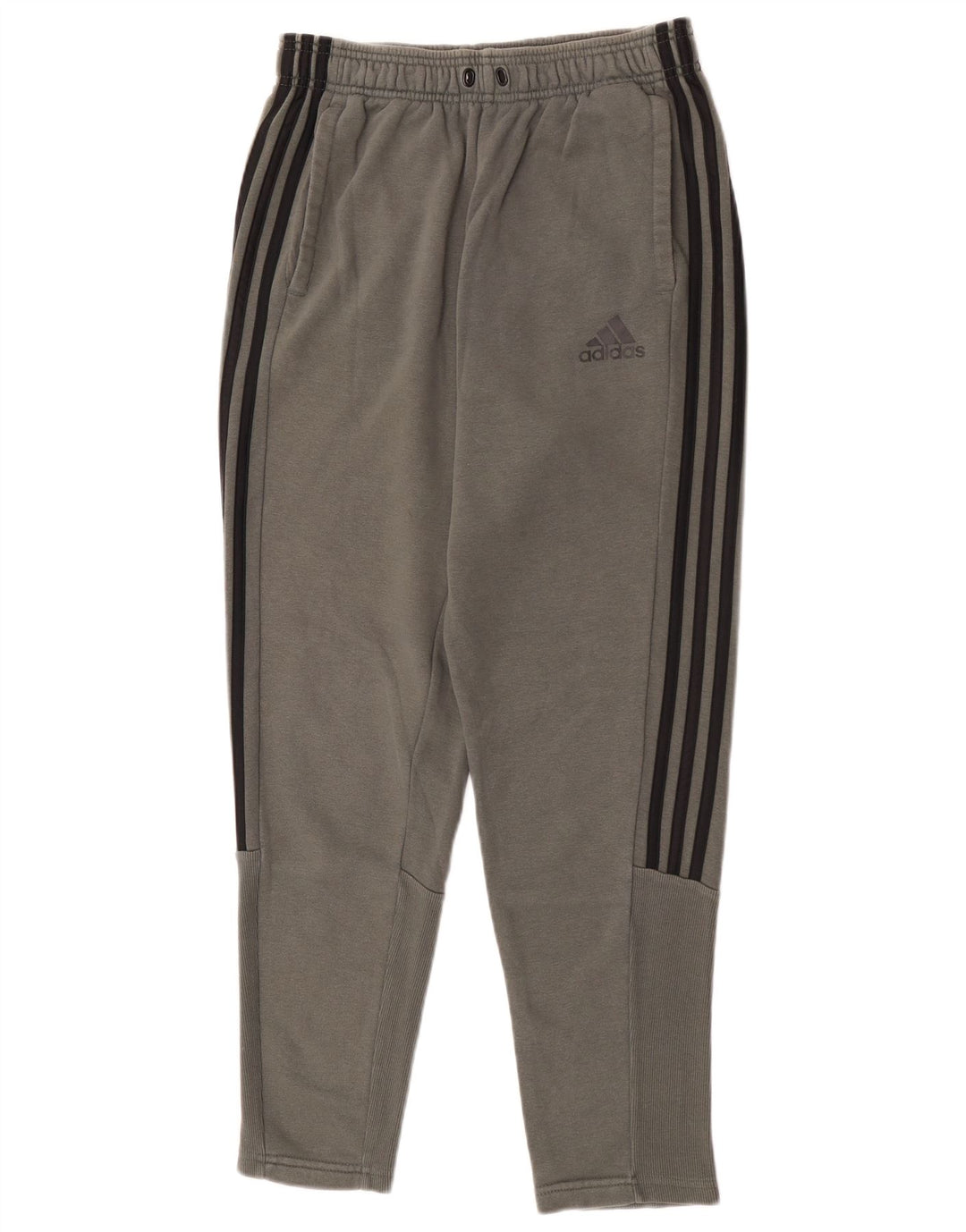 Adidas Træningsdragtsbukser til mænd mellemgrå bomuld