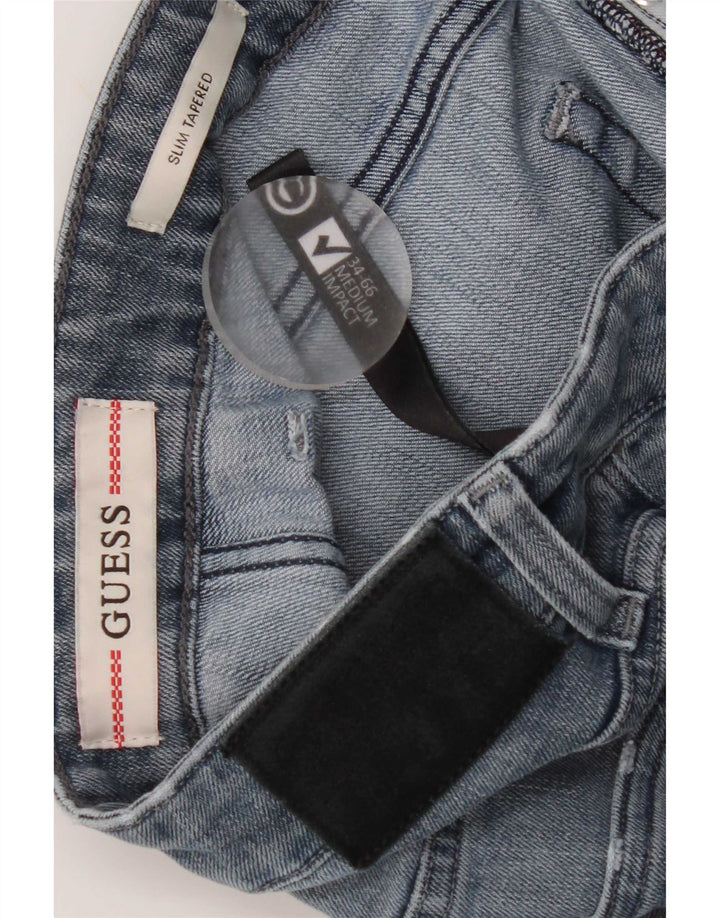 Guess Herre Slim Tapered Jeans W34 L31 Blå