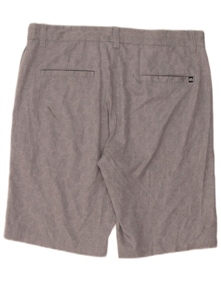 Travis Mathew Herre Chino Shorts W34 Large Grey Floral