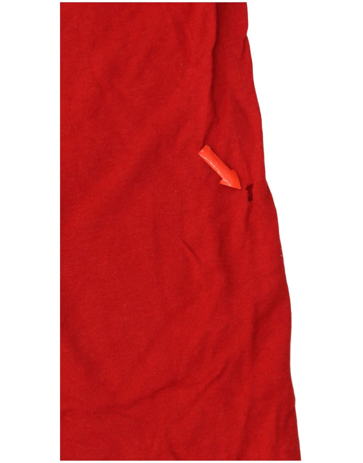 Vans Drenge Grafisk T-Shirt Top 10-11 År Medium Rød Bomuld