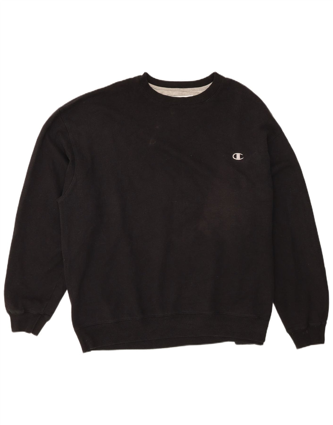 Champion Herre Sweatshirt Jumper 3XL Sort Bomuld