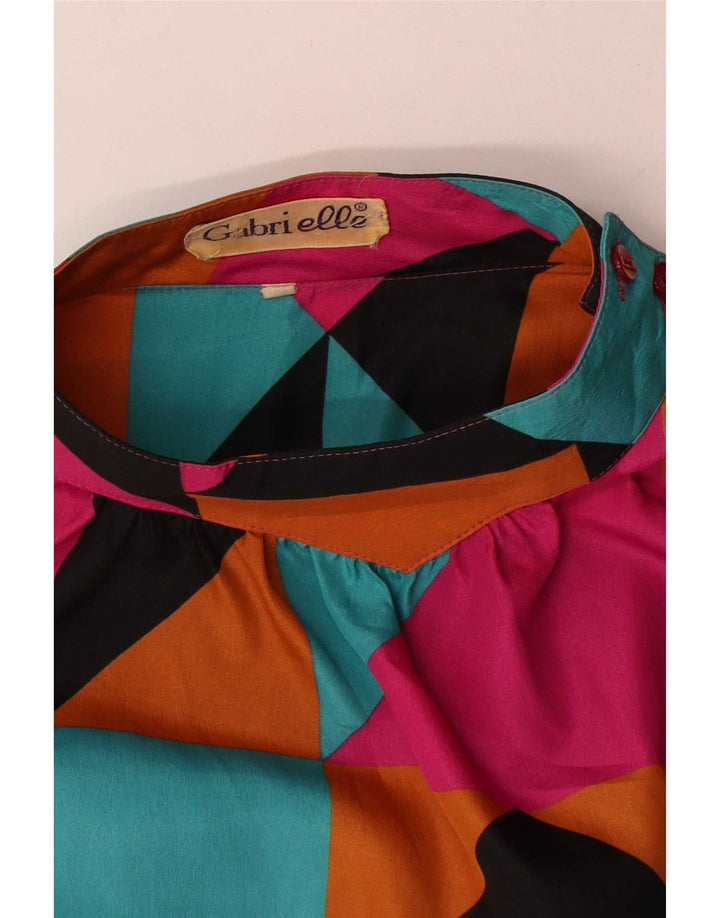 Gabrielle Dame Skjorte Bluse IT 44 Medium Flerfarvet Geometrisk