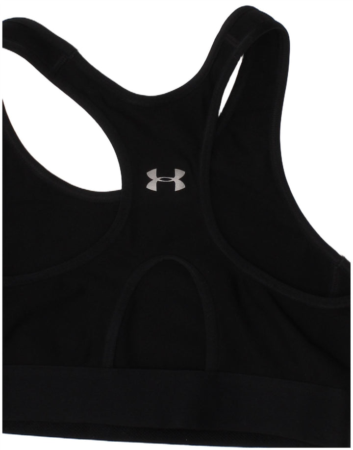 Under Armour Dame Grafisk Sport BH Top Lille Sort Polyester Sports