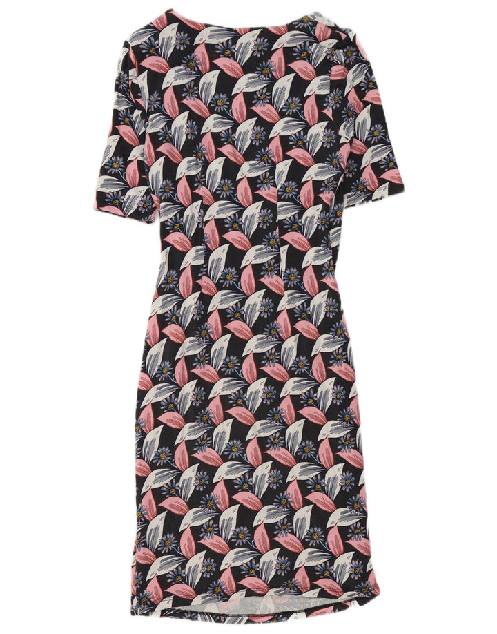 Boden Womens Sheath Dress UK 12 Medium Multicolored Floral Viscose