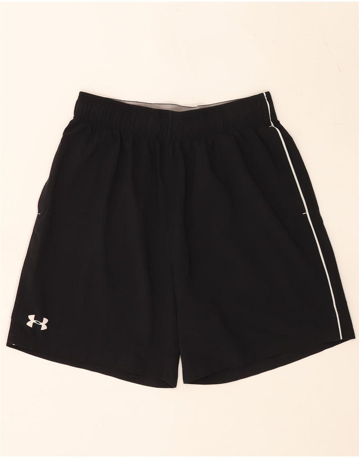 Under Armour Herre grafiske sportsshorts Large Black Colourblock Polyester