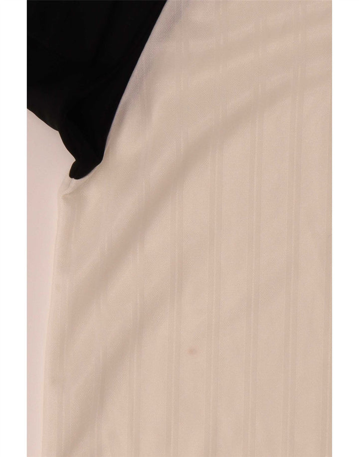 Nike T-shirt top til mænd, medium hvid Colourblock Polyester