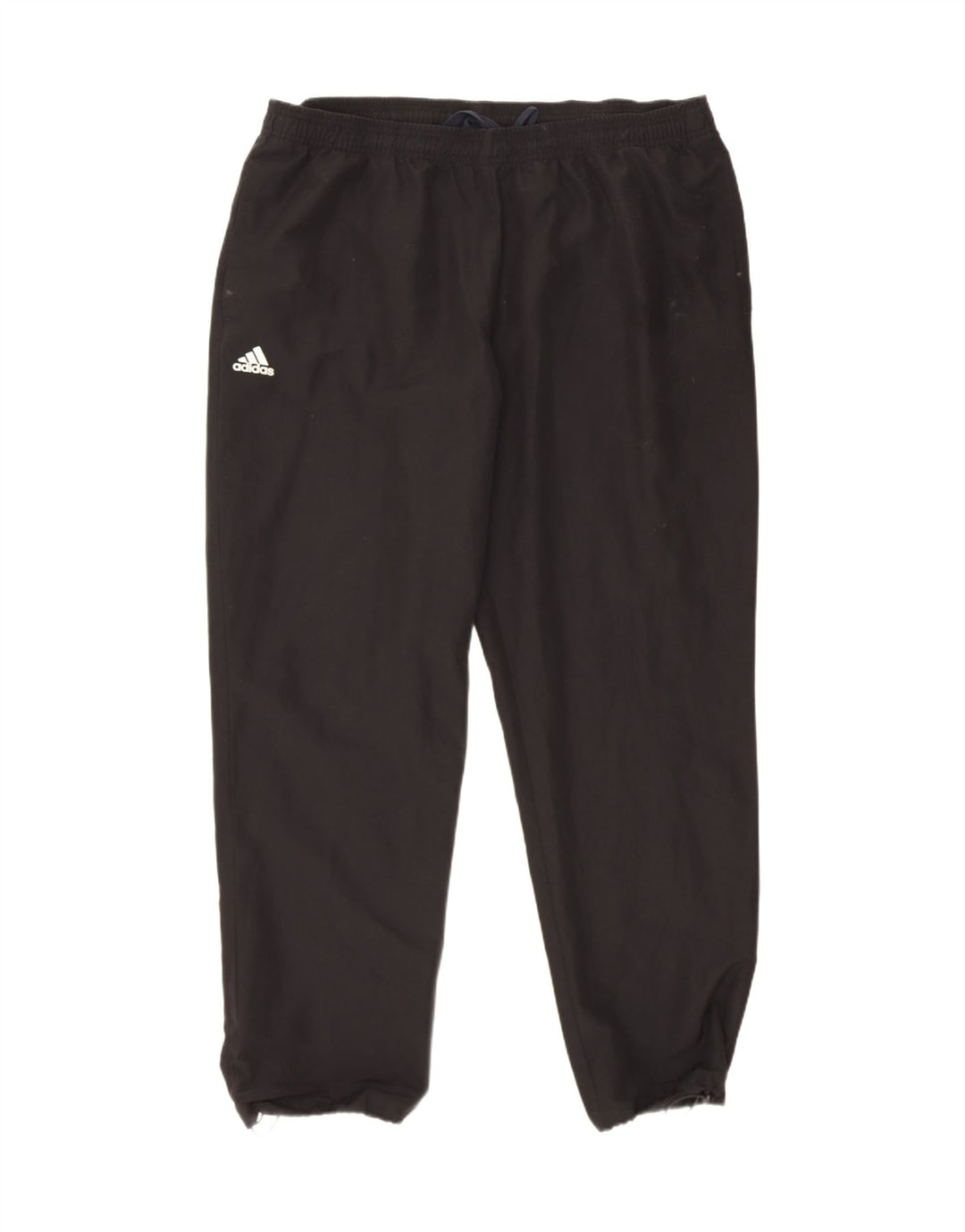 ADIDAS Mens Graphic Tracksuit Trousers Joggers 2XL Black Vintage Adidas and Second-Hand Adidas from Messina Hembry 