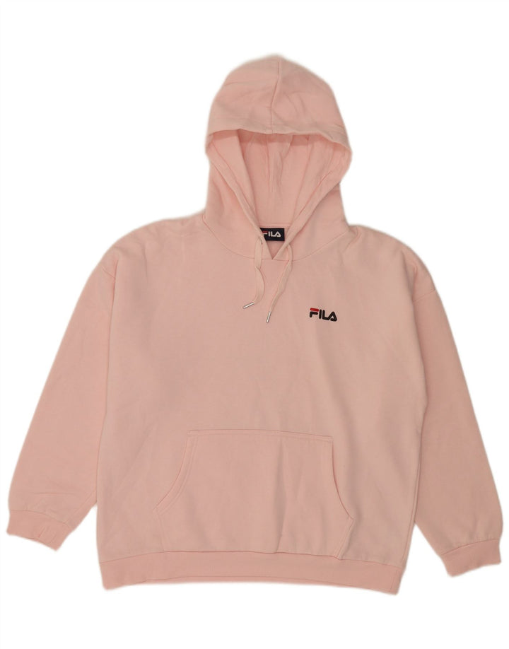 Fila hættetrøje til kvinder UK 18 XL Pink Polyester
